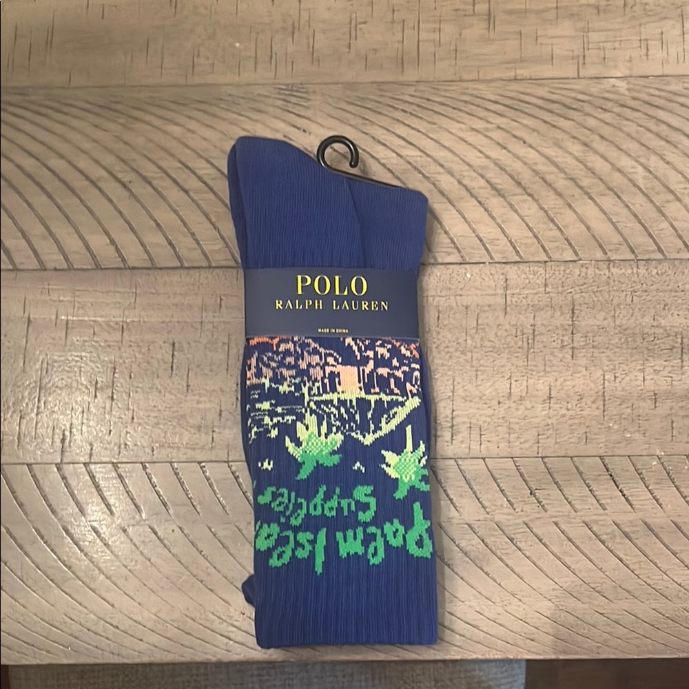Polo by Ralph Lauren Navy Blue Casual Crew Socks